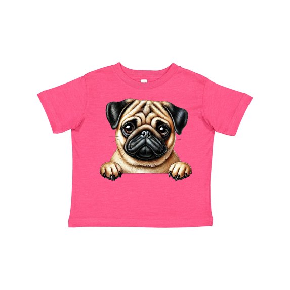 Inktastic Cute Pug Boys or Girls Toddler T-Shirt