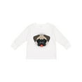 thumbnail image 1 of Inktastic Cute Pug Puppy Dog Boys or Girls Long Sleeve Toddler T-Shirt, 1 of 5