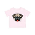 thumbnail image 1 of Inktastic Cute Pug Puppy Dog Boys or Girls Toddler T-Shirt, 1 of 5