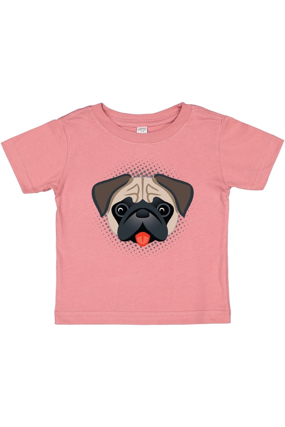 Cute Pug Puppy Dog Gift Boys or Girls Baby T-Shirt