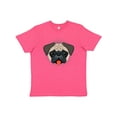 thumbnail image 1 of Inktastic Cute Pug Puppy Dog Youth T-Shirt, 1 of 5