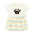 thumbnail image 1 of Inktastic Cute Pug Puppy Dog Girls Baby Dress, 1 of 5