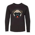 thumbnail image 1 of Inktastic Cute Pug Puppy Dog Long Sleeve Youth T-Shirt, 1 of 5