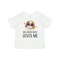 thumbnail image 1 of Inktastic Cute Pup My Great Aunt Loves Me Boys Baby T-Shirt, 1 of 5