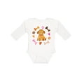 thumbnail image 1 of Inktastic Cute Puppy Valentine with Hearts and Bones Boys or Girls Long Sleeve Baby Bodysuit, 1 of 5