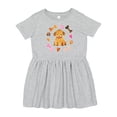 thumbnail image 1 of Inktastic Cute Puppy Valentine with Hearts and Bones Girls Toddler Dress, 1 of 5