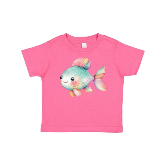 Inktastic Cute Rainbow Fish Boys or Girls Baby T-Shirt