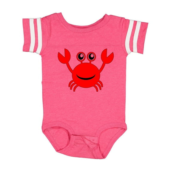 Inktastic Cute Red Crab Boys or Girls Baby Bodysuit