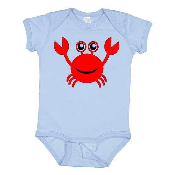 Inktastic Cute Red Crab Boys or Girls Baby Bodysuit
