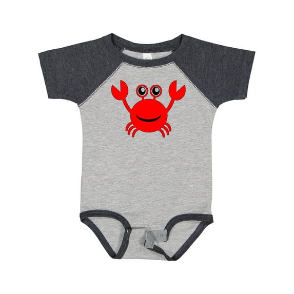 Inktastic Cute Red Crab Boys or Girls Baby Bodysuit