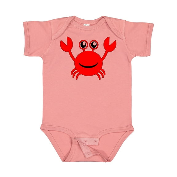 Inktastic Cute Red Crab Boys or Girls Baby Bodysuit