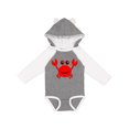 thumbnail image 1 of Inktastic Cute Red Crab Boys or Girls Long Sleeve Baby Bodysuit, 1 of 5