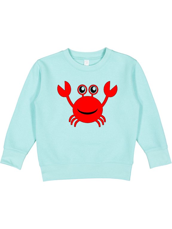 Inktastic Cute Red Crab Toddler Sweatshirt