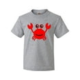 thumbnail image 1 of Inktastic Cute Red Crab Youth T-Shirt, 1 of 5