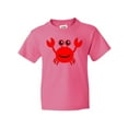 thumbnail image 1 of Inktastic Cute Red Crab Youth T-Shirt, 1 of 5