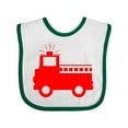 thumbnail image 1 of Inktastic Cute Red Firetruck Boys or Girls Baby Bib, 1 of 4