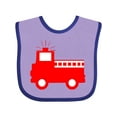 thumbnail image 1 of Inktastic Cute Red Firetruck Boys or Girls Baby Bib, 1 of 4