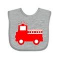 thumbnail image 1 of Inktastic Cute Red Firetruck Boys or Girls Baby Bib, 1 of 4