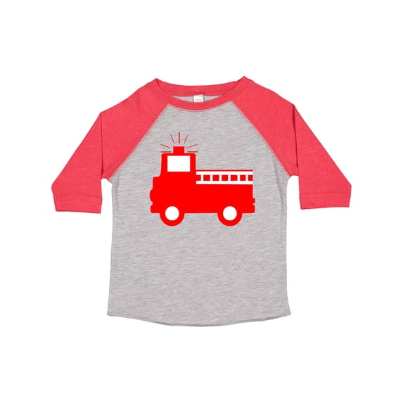 Inktastic Cute Red Firetruck Boys or Girls Toddler T-Shirt