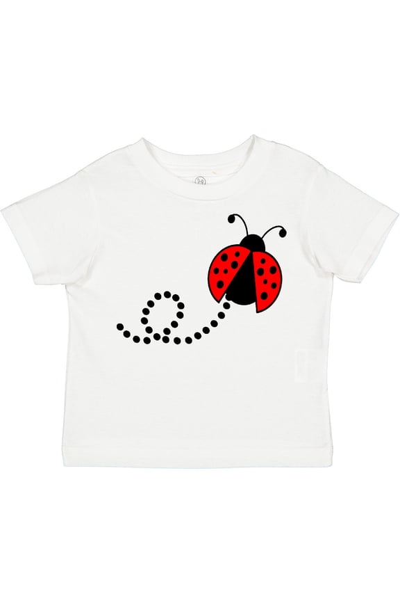 Cute Red Ladybug Boys or Girls Toddler T-Shirt