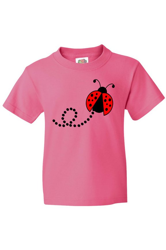 Cute Red Ladybug Youth T-Shirt