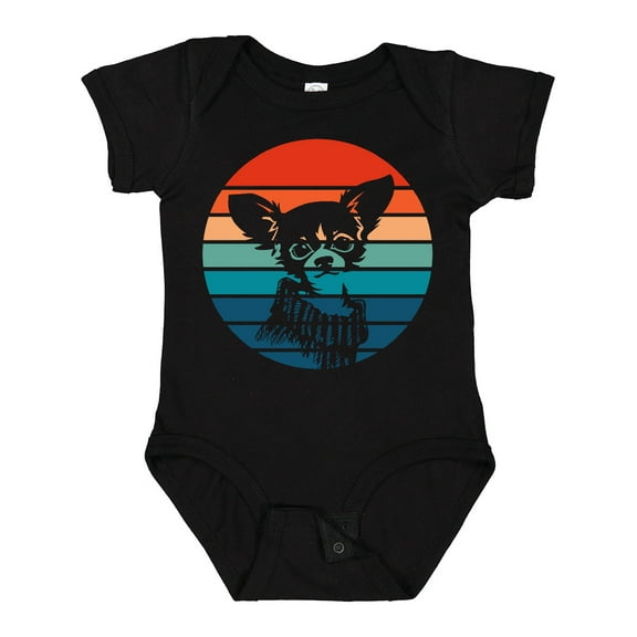 Inktastic Cute Retro Chihuahua Boys or Girls Baby Bodysuit
