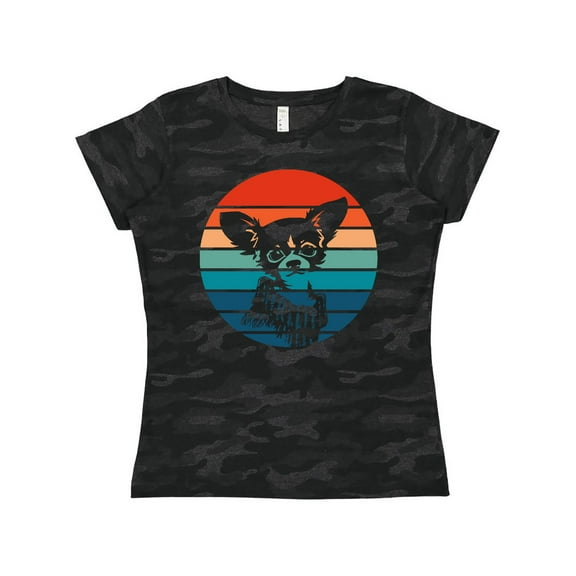 Inktastic Cute Retro Chihuahua Women's T-Shirt