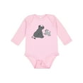 thumbnail image 1 of Inktastic Cute Rhinos Boys or Girls Long Sleeve Baby Bodysuit, 1 of 5