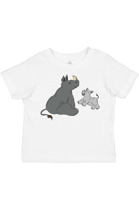 Cute Rhinos Boys or Girls Toddler T-Shirt
