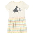 thumbnail image 1 of Inktastic Cute Rhinos Girls Toddler Dress, 1 of 5