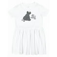 thumbnail image 1 of Inktastic Cute Rhinos Girls Toddler Dress, 1 of 5
