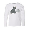 thumbnail image 1 of Inktastic Cute Rhinos Long Sleeve Youth T-Shirt, 1 of 5
