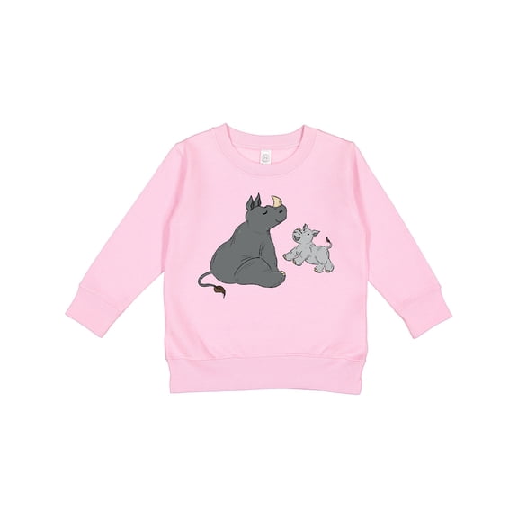 Inktastic Cute Rhinos Toddler Sweatshirt