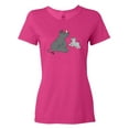 thumbnail image 1 of Inktastic Cute Rhinos Women's T-Shirt, 1 of 5