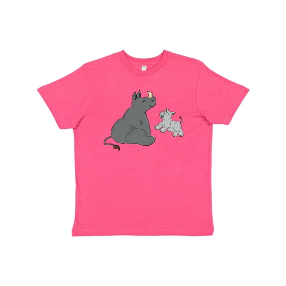 Inktastic Cute Rhinos Youth T-Shirt