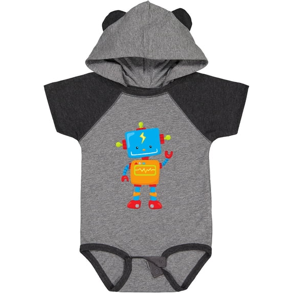 Inktastic Cute Robot, Colorful Robot, Funny Robot, Robotics Boys or Girls Baby Bodysuit