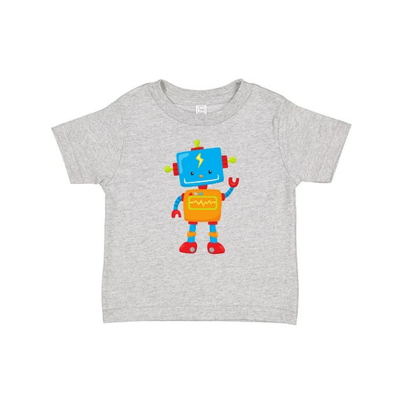 Inktastic Cute Robot, Colorful Robot, Funny Robot, Robotics Boys or Girls Baby T-Shirt
