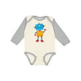 thumbnail image 1 of Inktastic Cute Robot, Colorful Robot, Funny Robot, Robotics Boys or Girls Long Sleeve Baby Bodysuit, 1 of 5