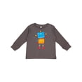 thumbnail image 1 of Inktastic Cute Robot, Colorful Robot, Funny Robot, Robotics Boys or Girls Long Sleeve Toddler T-Shirt, 1 of 5