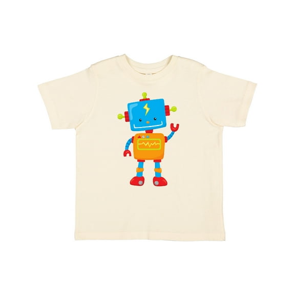 Inktastic Cute Robot, Colorful Robot, Funny Robot, Robotics Boys or Girls Toddler T-Shirt