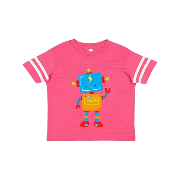 Inktastic Cute Robot, Colorful Robot, Funny Robot, Robotics Boys or Girls Toddler T-Shirt