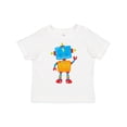 thumbnail image 1 of Inktastic Cute Robot, Colorful Robot, Funny Robot, Robotics Boys or Girls Toddler T-Shirt, 1 of 5