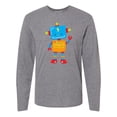 thumbnail image 1 of Inktastic Cute Robot, Colorful Robot, Funny Robot, Robotics Long Sleeve T-Shirt, 1 of 5