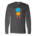 thumbnail image 1 of Inktastic Cute Robot, Colorful Robot, Funny Robot, Robotics Long Sleeve T-Shirt, 1 of 5