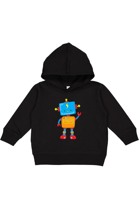 Cute Robot, Colorful Robot, Funny Robot, Robotics Toddler Hoodie