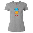thumbnail image 1 of Inktastic Cute Robot, Colorful Robot, Funny Robot, Robotics Women's T-Shirt, 1 of 5