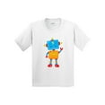 thumbnail image 1 of Inktastic Cute Robot, Colorful Robot, Funny Robot, Robotics Youth T-Shirt, 1 of 5