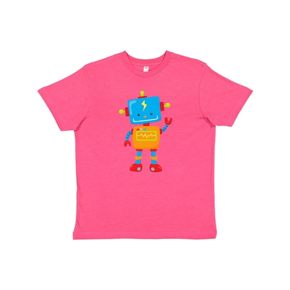 Inktastic Cute Robot, Colorful Robot, Funny Robot, Robotics Youth T-Shirt