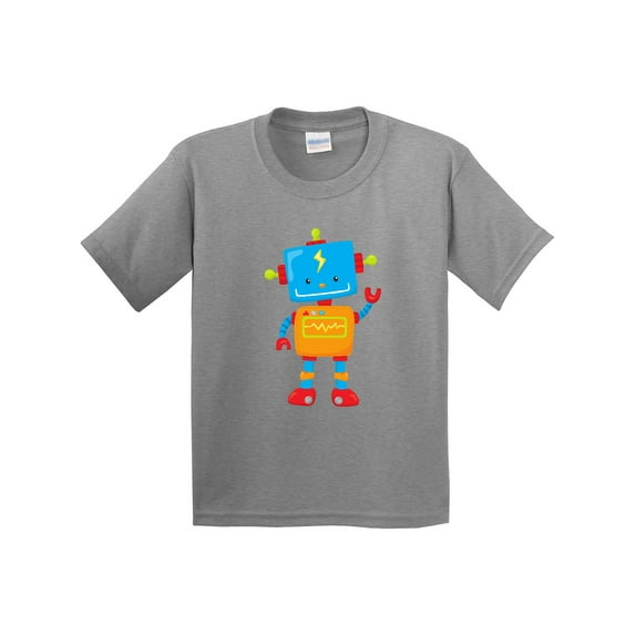 Inktastic Cute Robot, Colorful Robot, Funny Robot, Robotics Youth T-Shirt