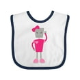 thumbnail image 1 of Inktastic Cute Robot, Funny Robot, Girl Robot, Pink Robot Girls Baby Bib, 1 of 4